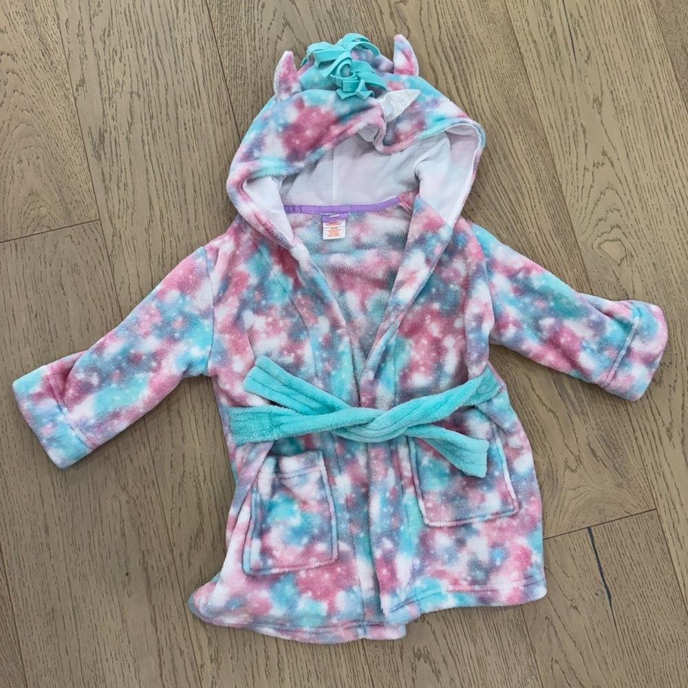 Unicorn Kids Pajamas - Pink and Blue
